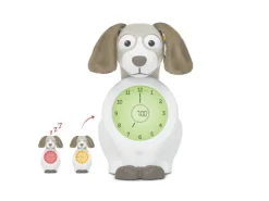 ZaZu Wecker Schlaftrainer Hund Davy taupe