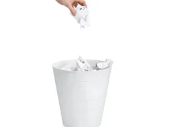 Zeller Present Abfalleimer 13.5 l, Weiss