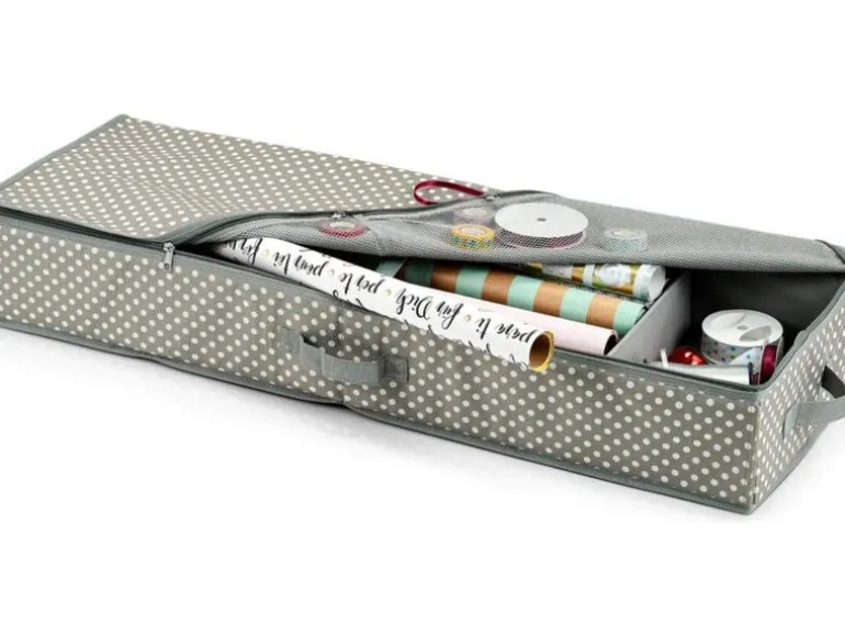 Zeller Present Geschenkpapierhalter 90 x 12 x 30 cm Grau