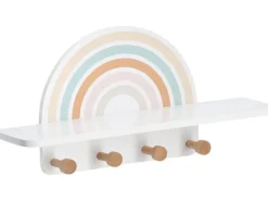 Zeller Present Kinder-Wandgarderobe Rainbow