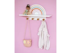Zeller Present Kinder-Wandgarderobe Rainbow