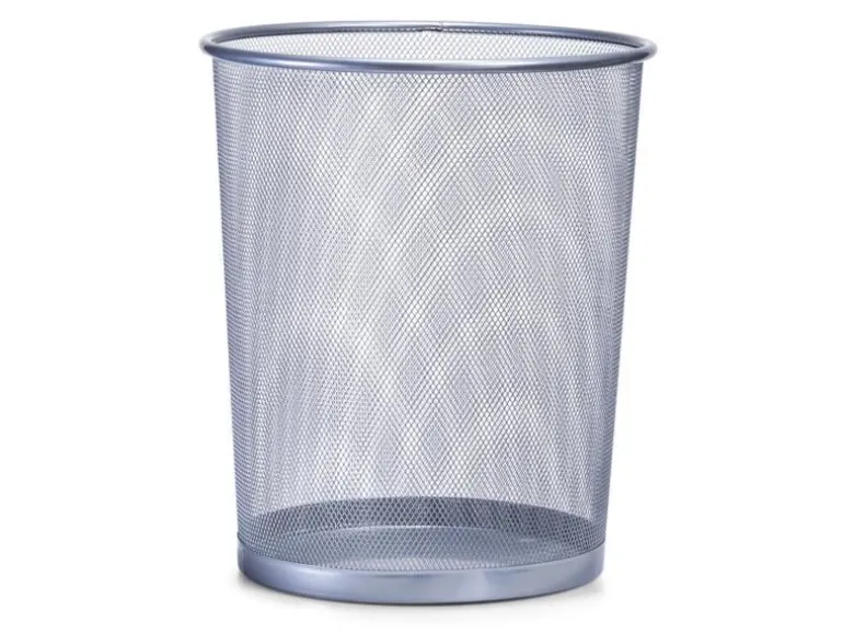 Zeller Present Papierkorb 15 l, Silber