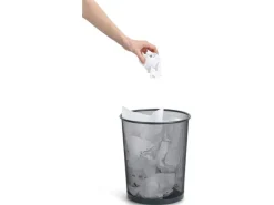 Zeller Present Papierkorb Mesh 18 l, Anthrazit