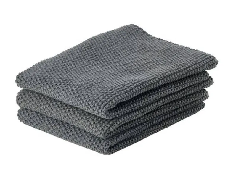 Zone Denmark Abwaschlappen 27 cm x 27 cm, 3 Stück, Anthrazit