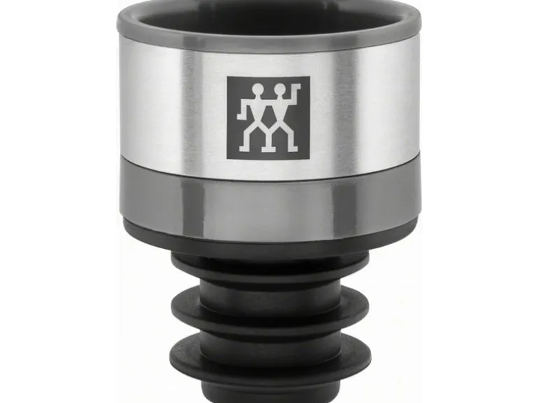 Zwilling Weinflaschenverschluss Vakuum 3-teilig, 3 x 3 x 4 cm, Grau
